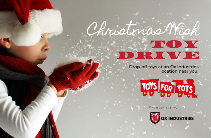 Ox Industries teams up with Toys for Tots