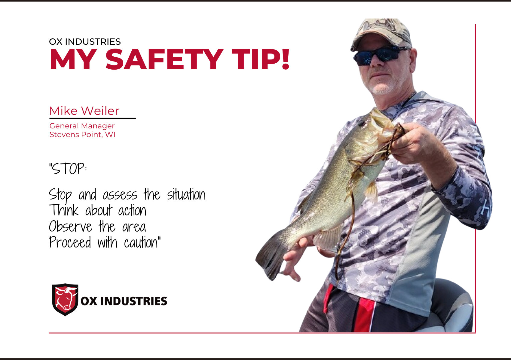 Lorie Bierwirth_Ox Industries Safety Tip